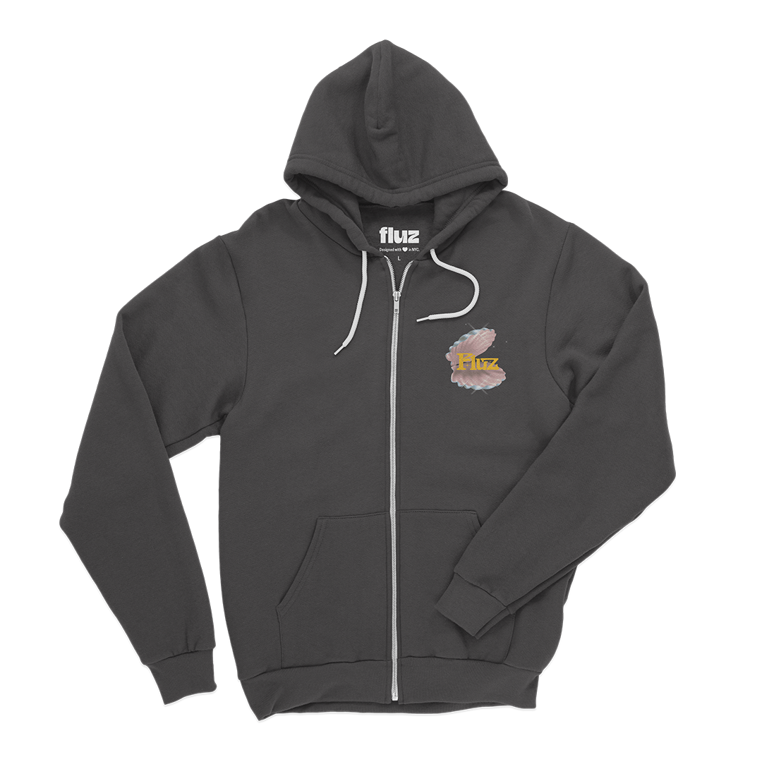 Disco Clam Zip-up Hoodie