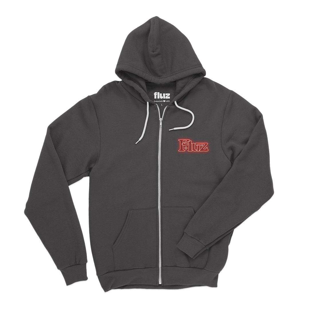 Neon Lights Zip-up Hoodie