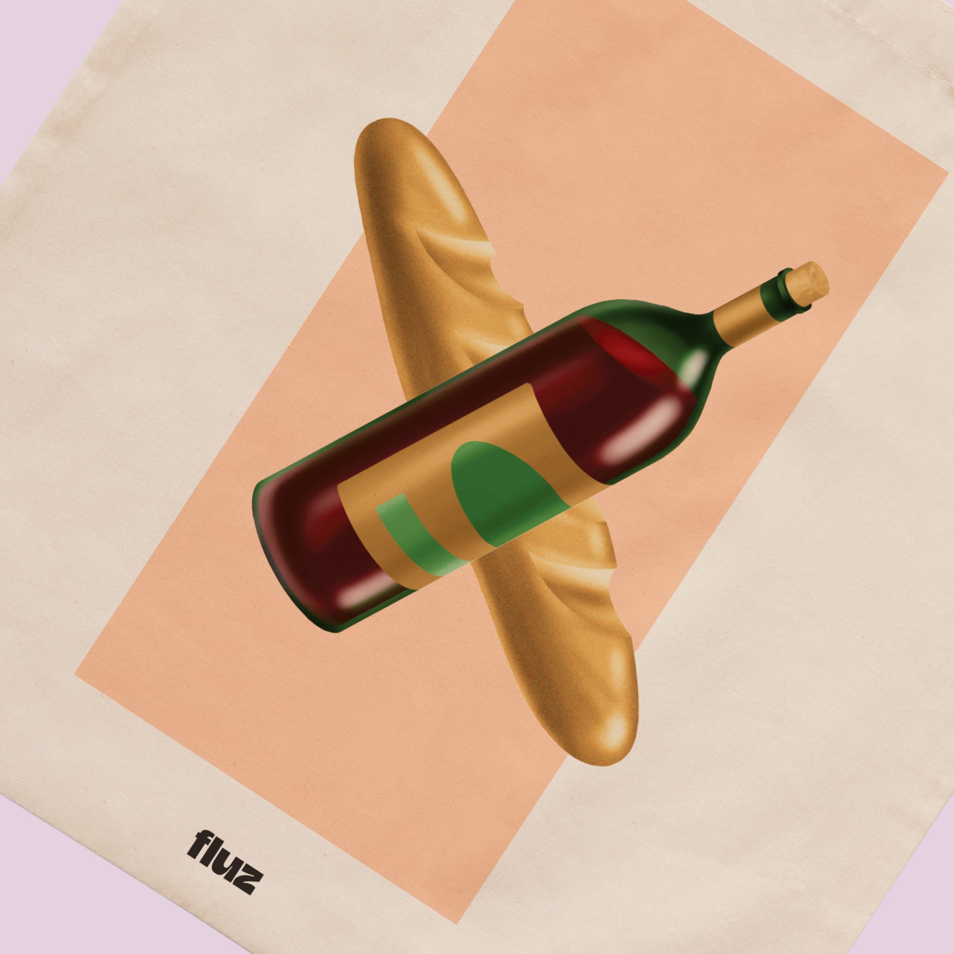 Fluz Picnic Canvas Totebag (Design)