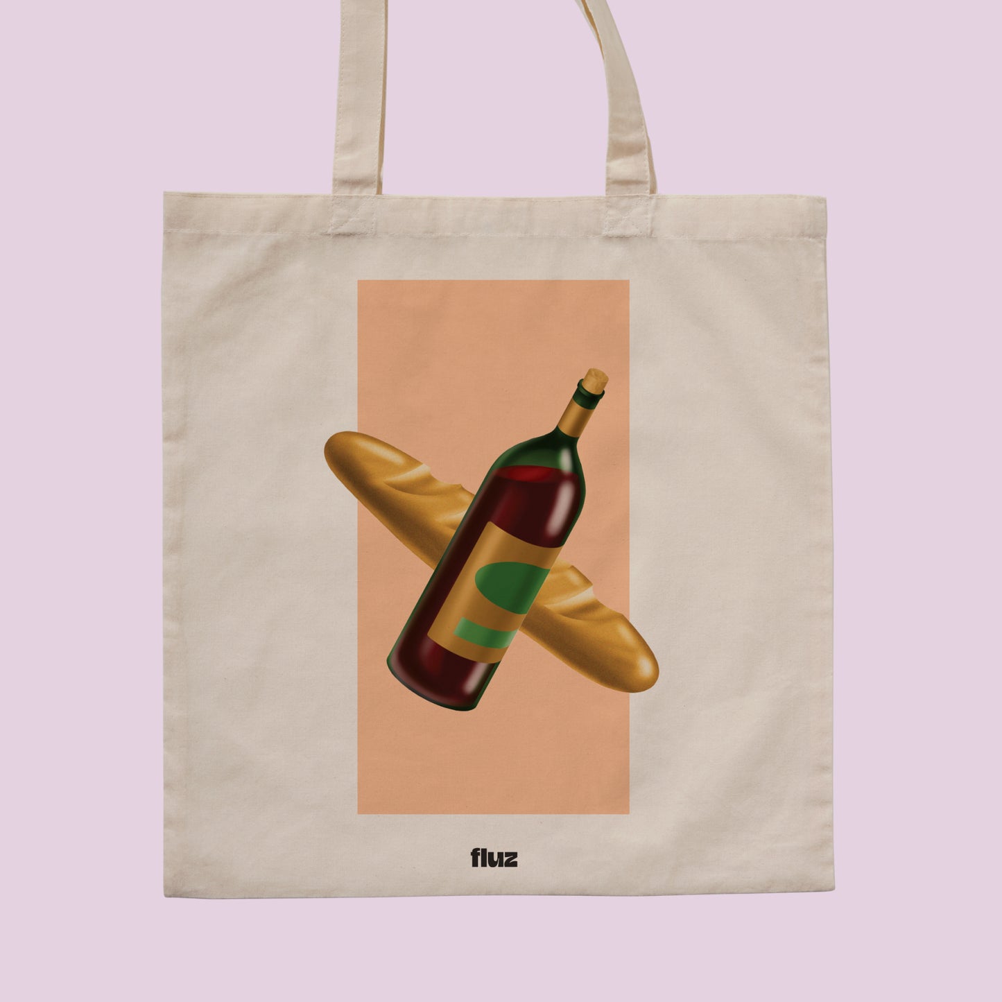 Fluz Picnic Canvas Totebag (Front)